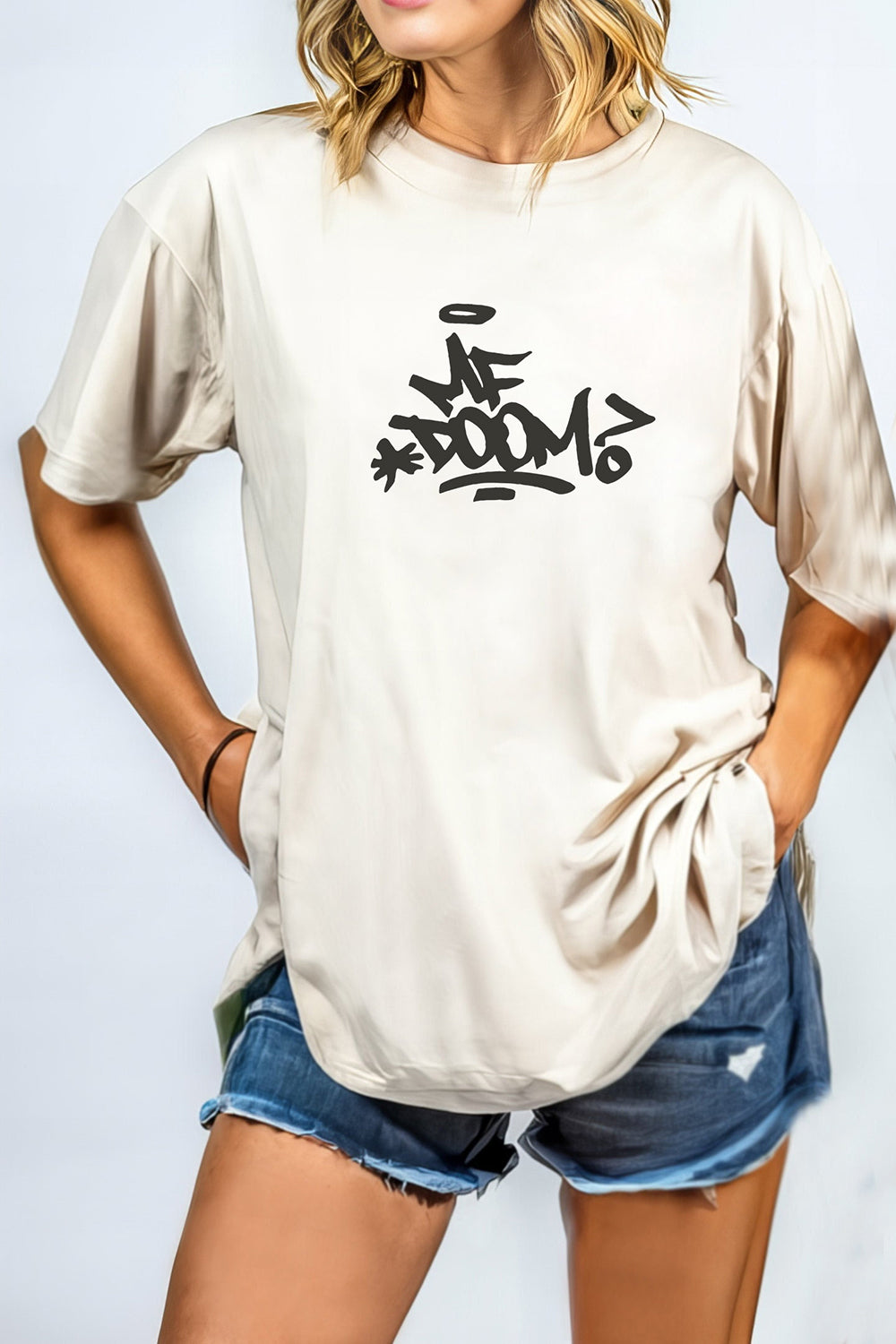 T-Shirt Mf Doom Merch, Shirt Mf Doom Madvillain Metal Face For Women