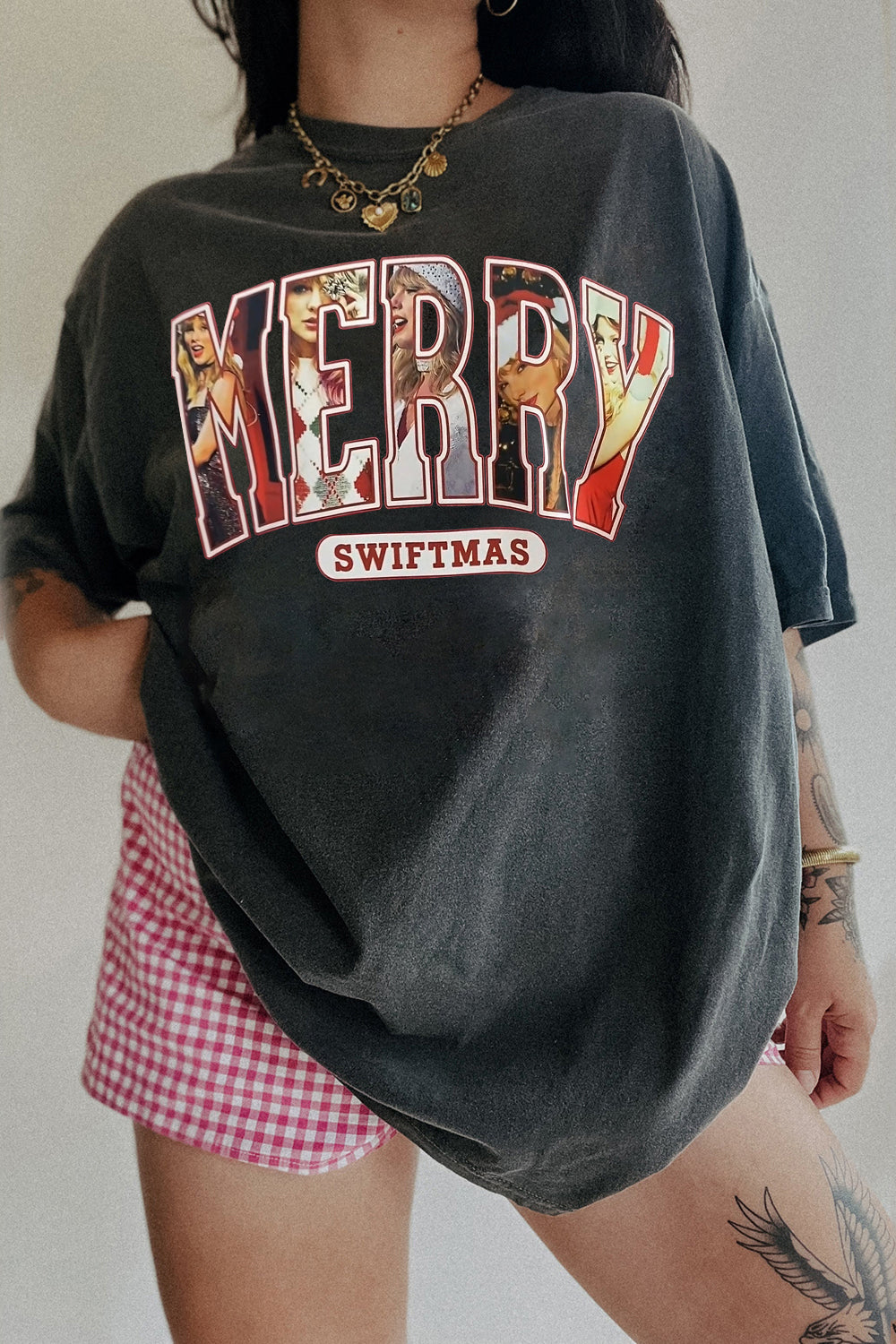 T-Shirt Merry Swiftmas Merch, Shirt Merry Swiftmas Taylor Album For Women