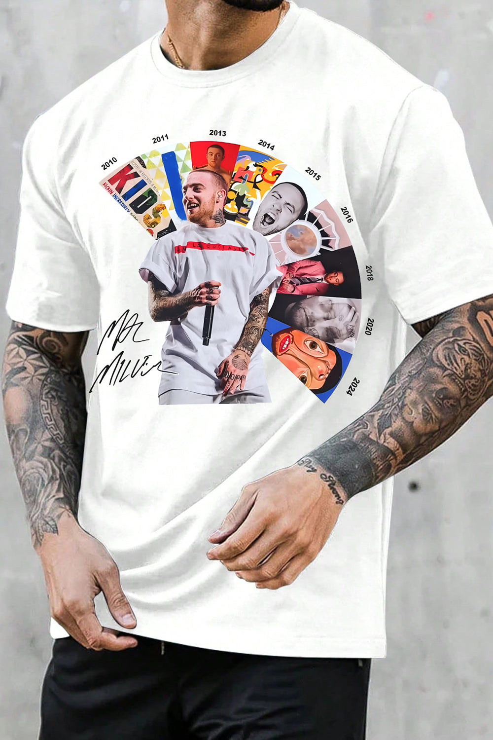 T-Shirt Mac Miller Merch, Shirt Mac Miller Albums For Men