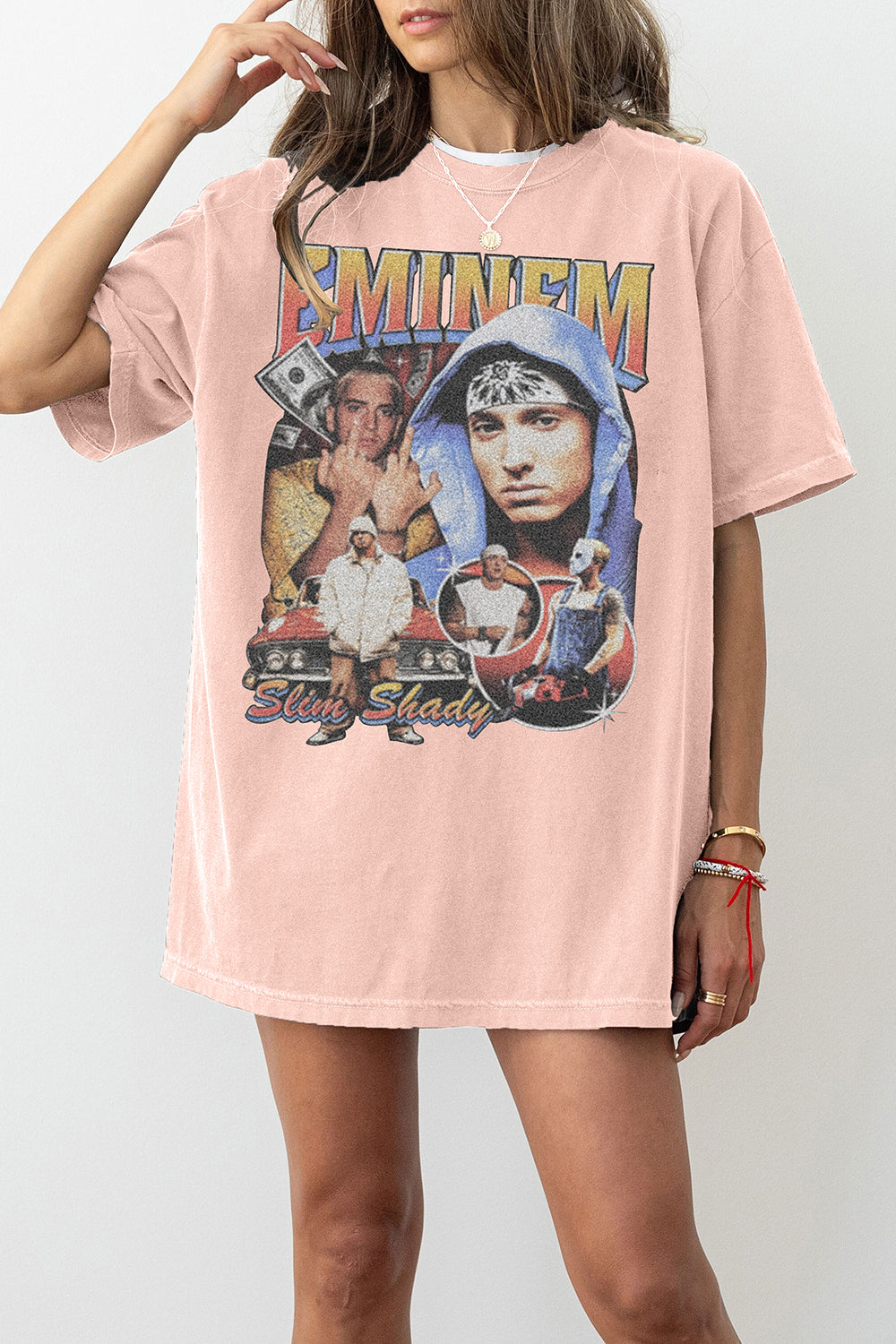 New T-Shirt Limited Eminem Merch, Shirt Limited Eminem Slim Shady Vintage For Women