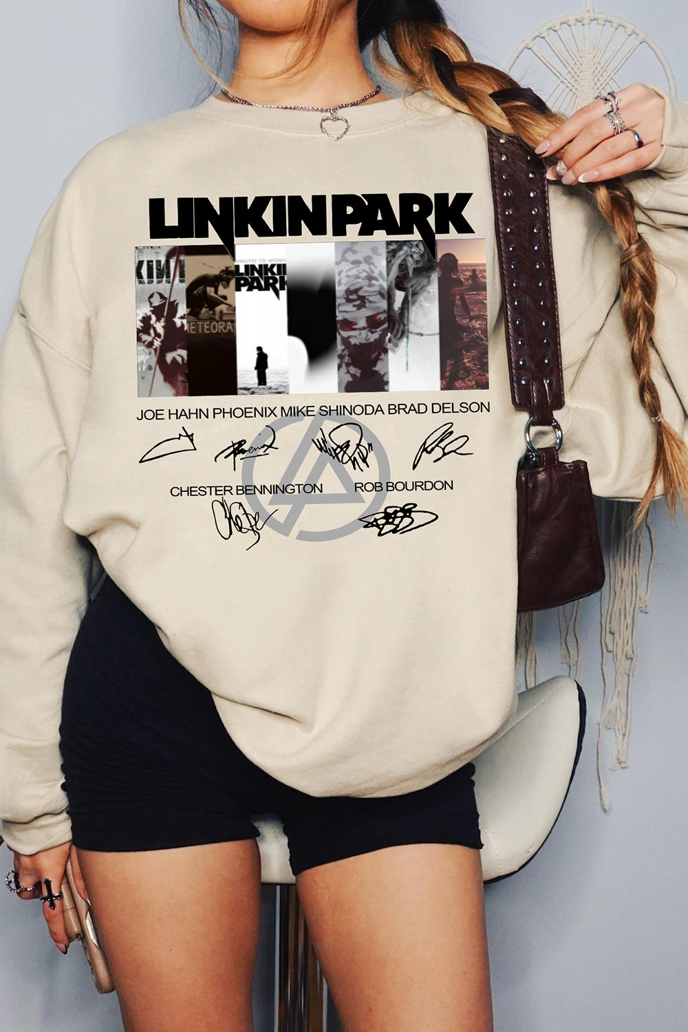 T-Shirt Lp Logo Merch, Shirt Lp Logo Signatures Graphic For Women