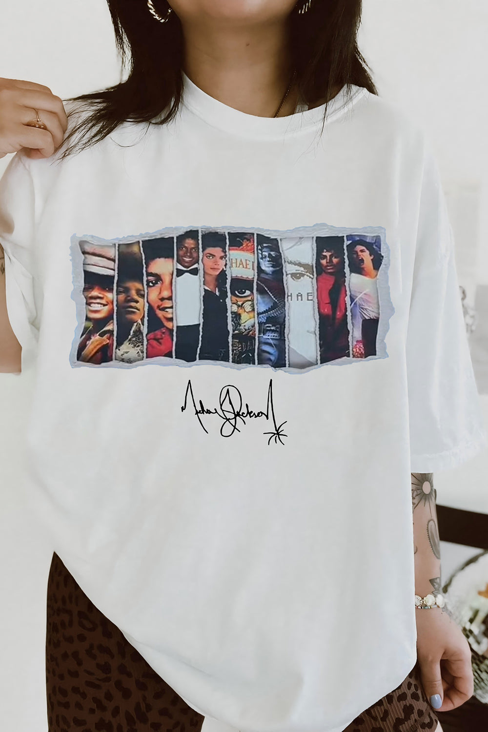 New T-Shirt King Michael Merch, Shirt King Michael Jackson R.I.P Graphic For Women