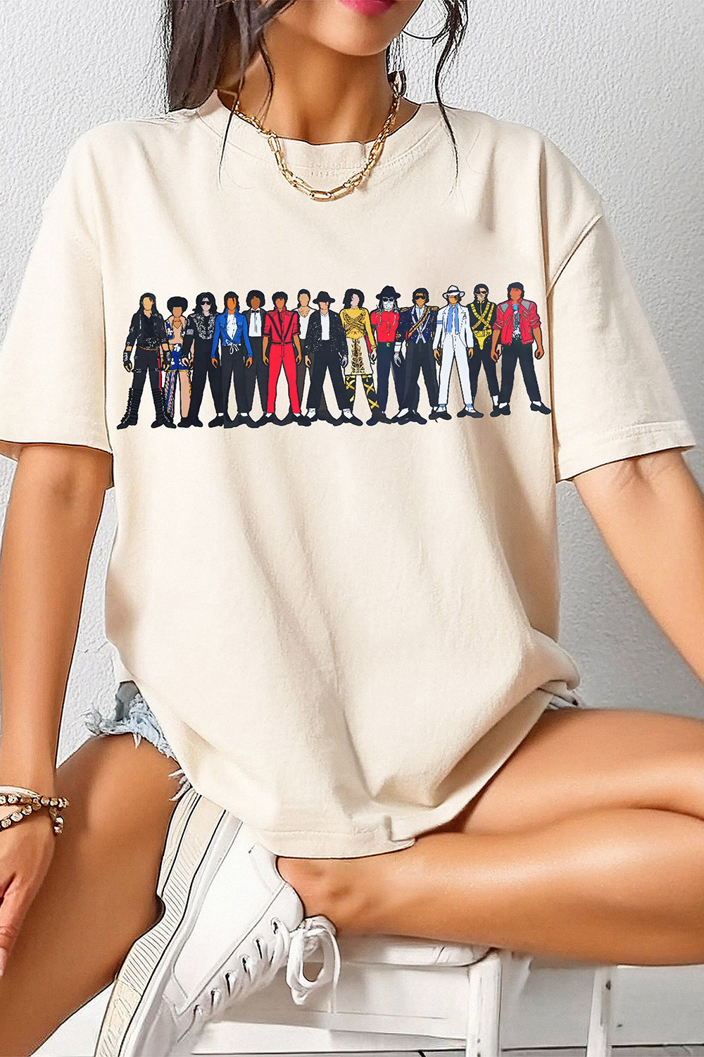 New T-Shirt King Of Merch, Shirt King Of Pop Michael Jackson Rip For Women