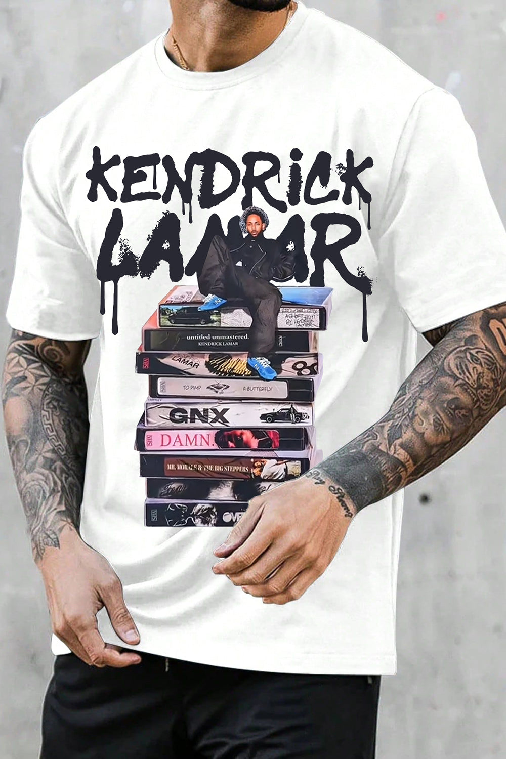 New T-Shirt Kendrick Lamar Merch, Shirt Kendrick Lamar Album Trendy For Men