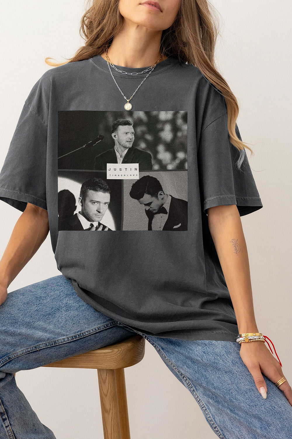 T-Shirt Justin Timberlake Merch, Shirt Justin Timberlake 2024 Concert Forget Tomorrow World Tour For Women