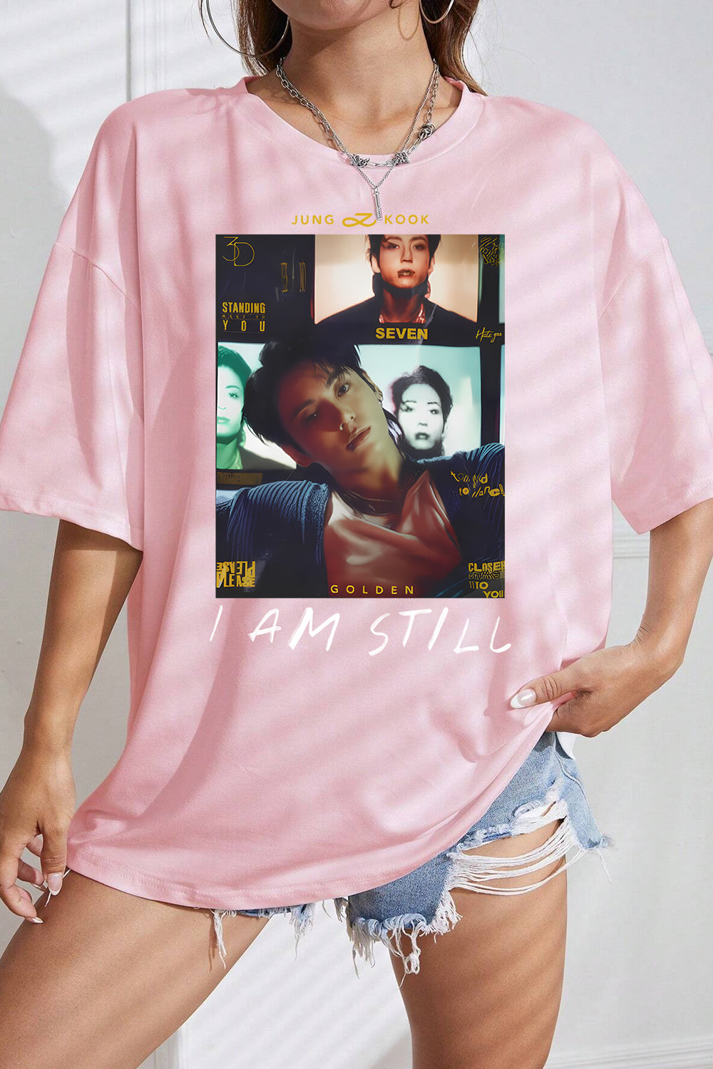 T-Shirt Jungkook I Merch, Shirt Jungkook I Am Still For Women