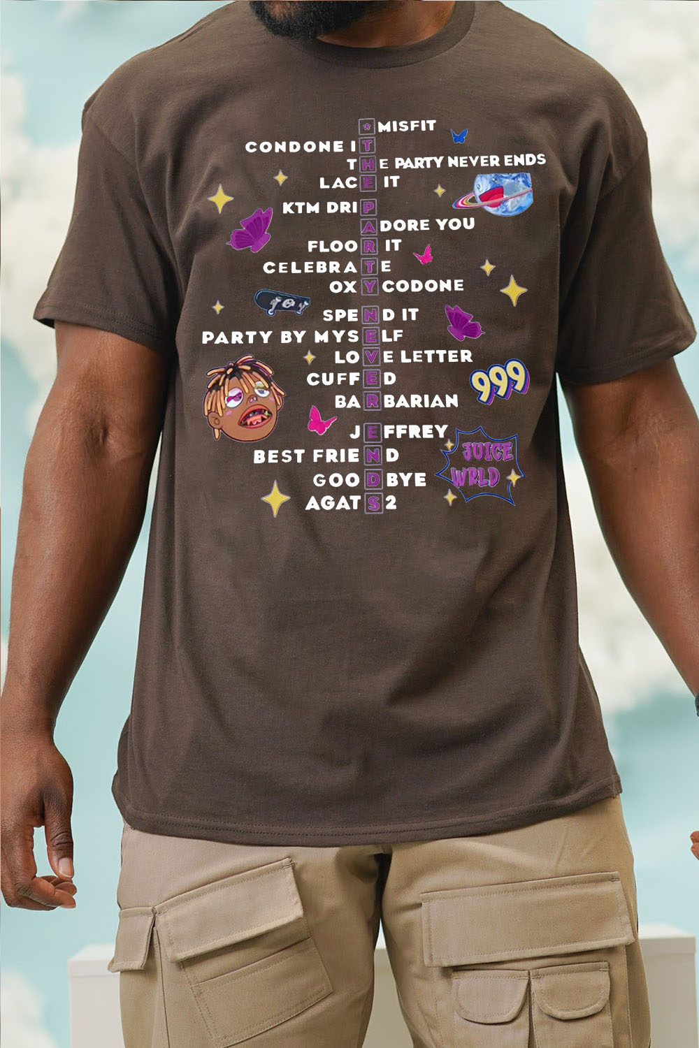 T-Shirt Juice Wrld Merch, Shirt Juice Wrld Men'S