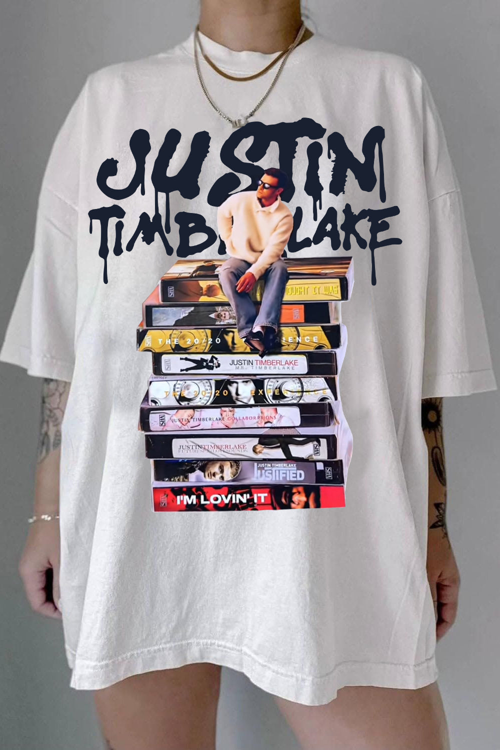 T-Shirt Justin Timberlake Merch, Shirt Justin Timberlake Concert Album For Women