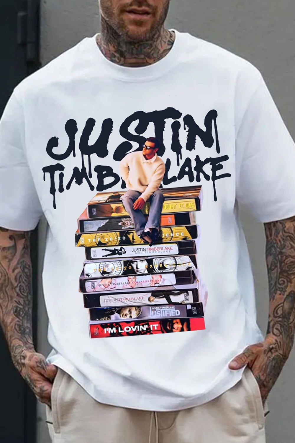 T-Shirt Justin Timberlake Merch, Shirt Justin Timberlake Concert Album For Men