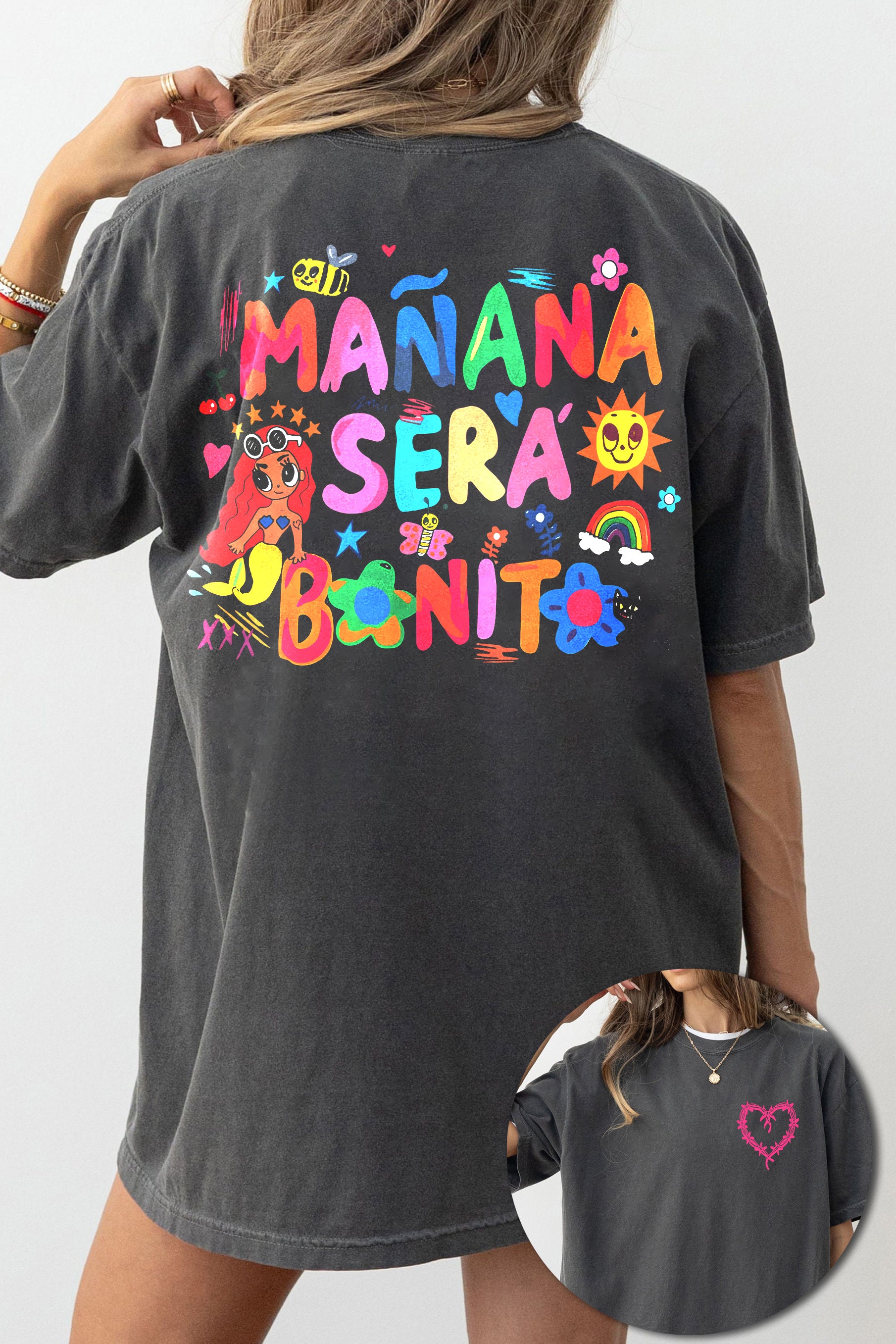 T-Shirt Karol G Merch, Shirt Karol G Heart For Women