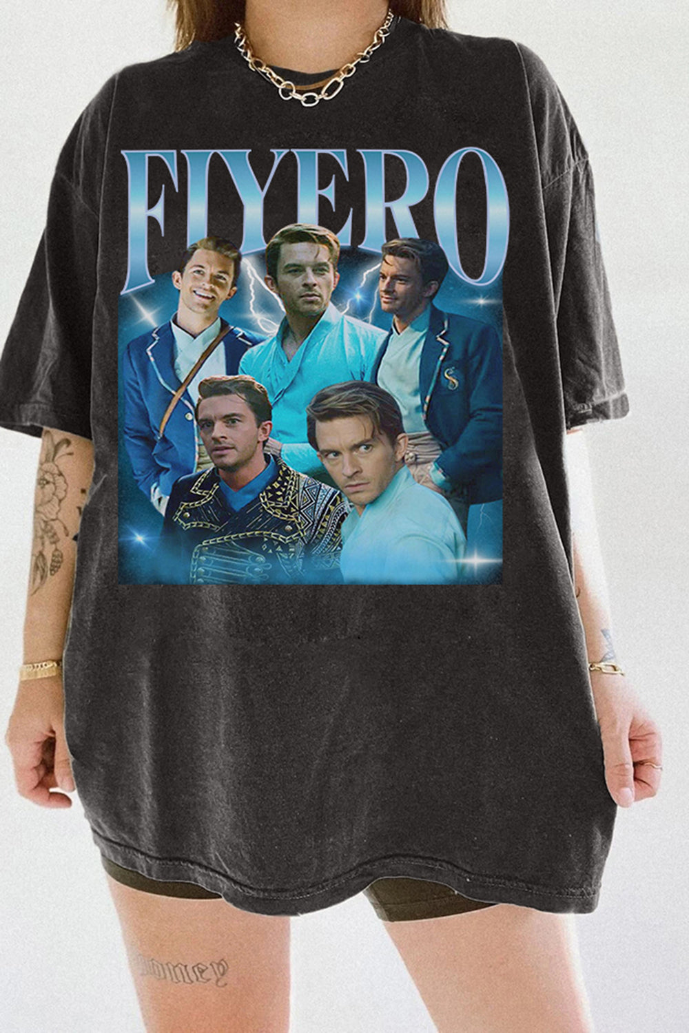 New T-Shirt Jonathan Bailey Merch, Shirt Jonathan Bailey Fiyero Wicked Movie For Women