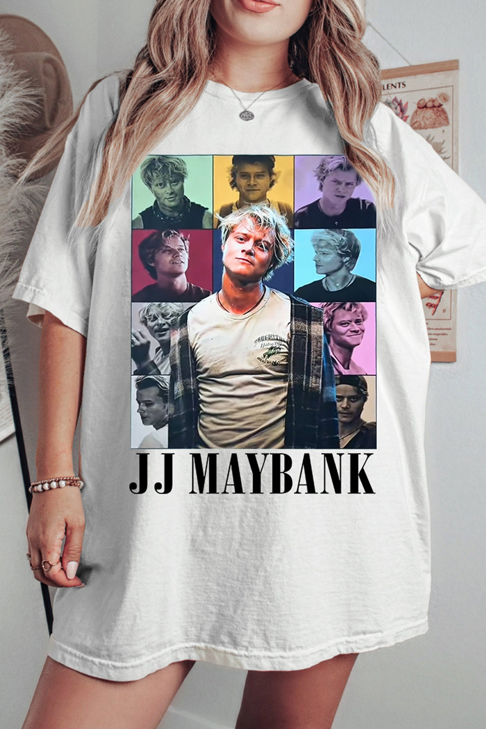 T-Shirt Jj Maybank Merch, Shirt Jj Maybank Graphic Outer Bank For Women