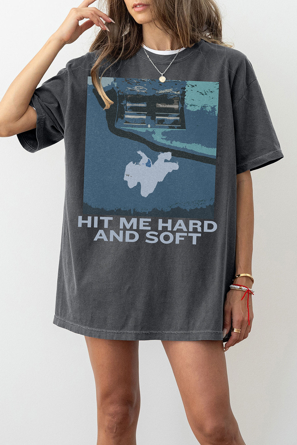 New T-Shirt Hit Me Merch, Shirt Hit Me Hard And Soft The Tour Merch For Women