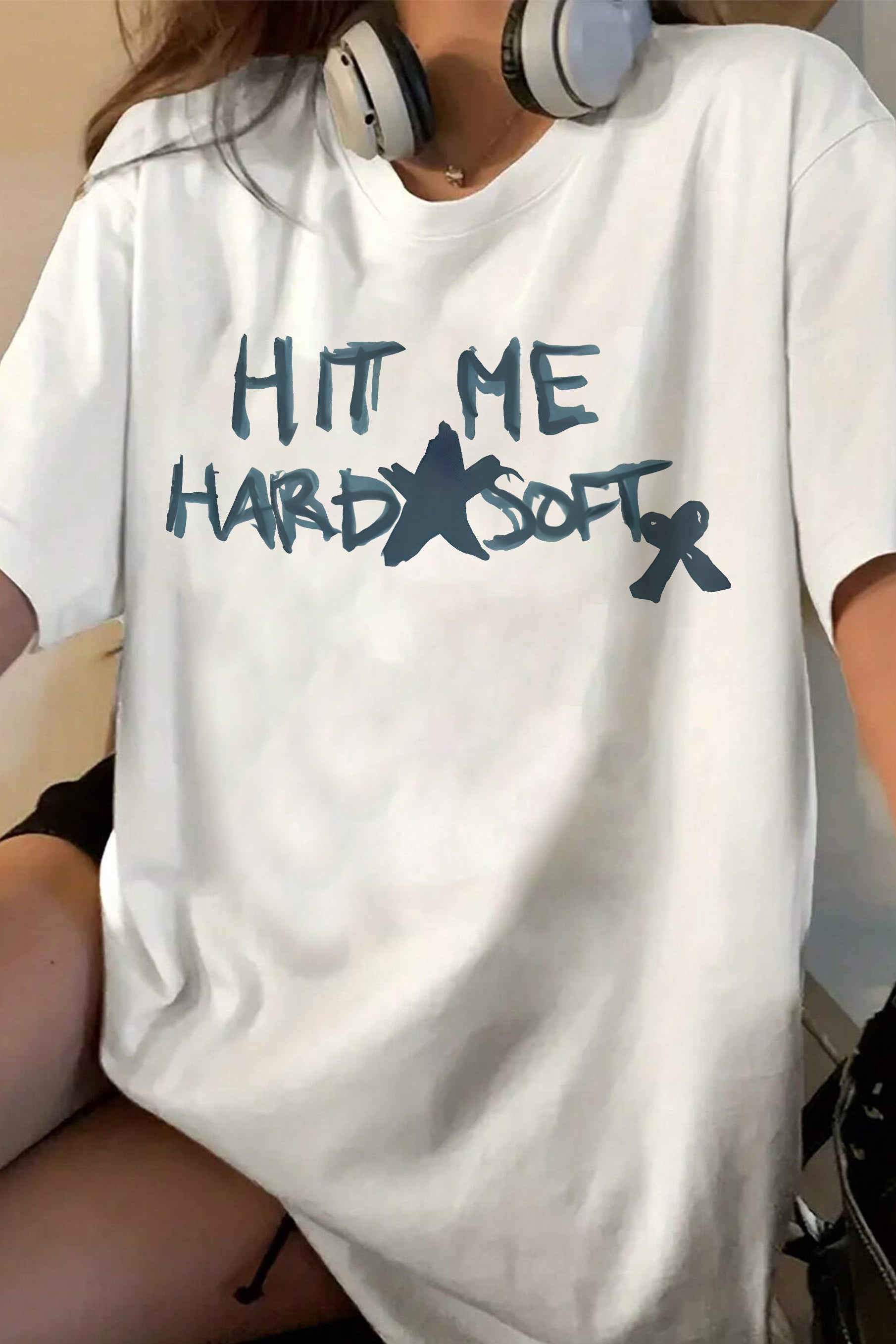 New T-Shirt Hit Me Merch, Shirt Hit Me Hard And Soft Billie For Women