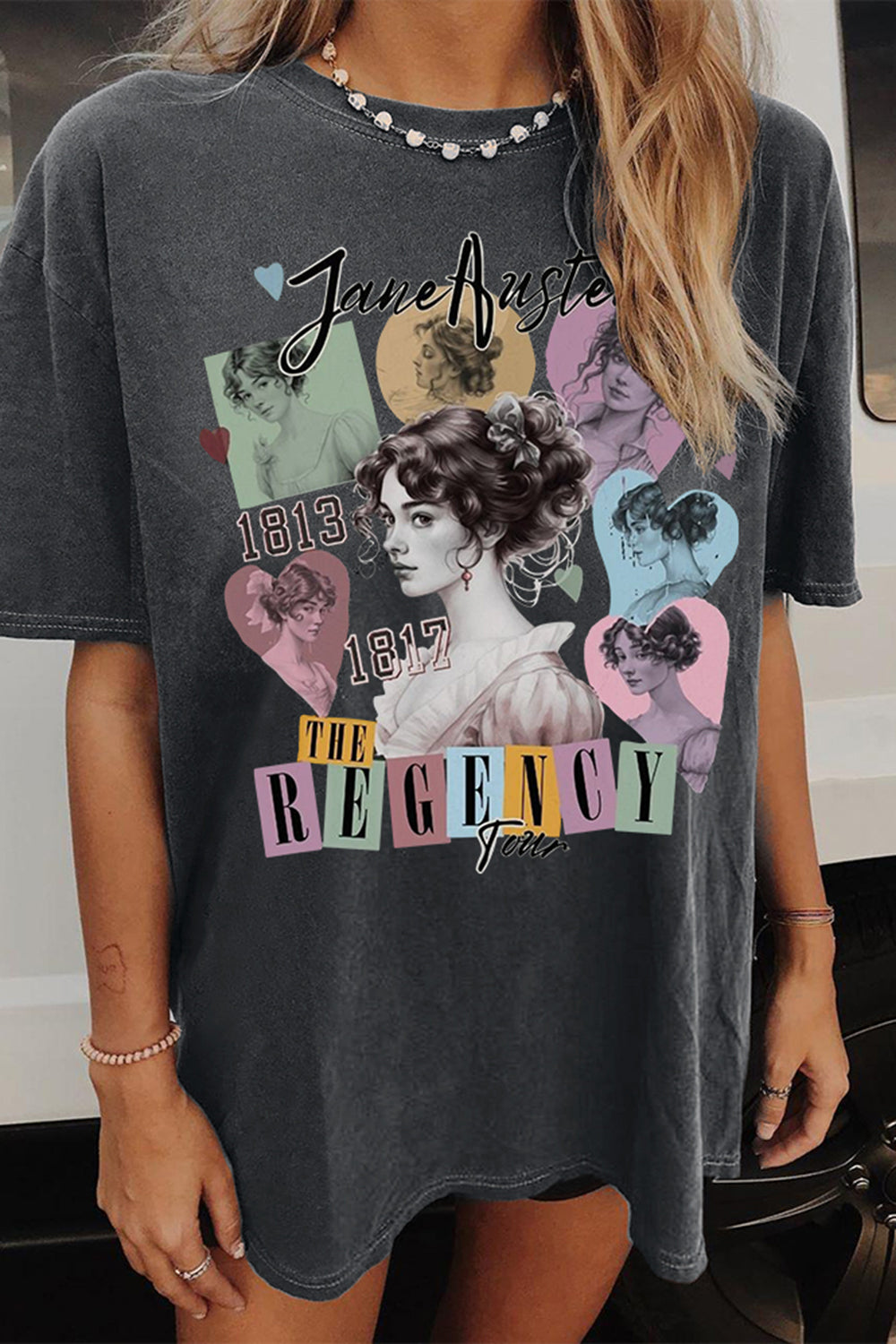New T-Shirt Jane Austen Merch, Shirt Jane Austen Gift Pride And Prejudice For Women