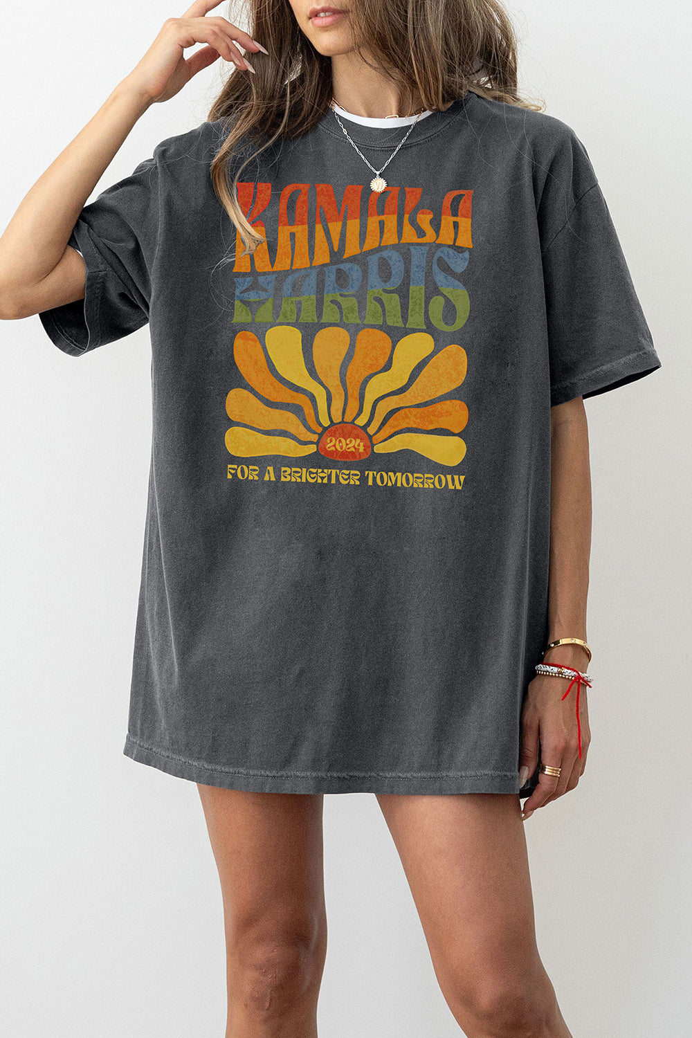 T-Shirt Harris 2024 Merch, Shirt Harris 2024 Boho Aesthetic For Women