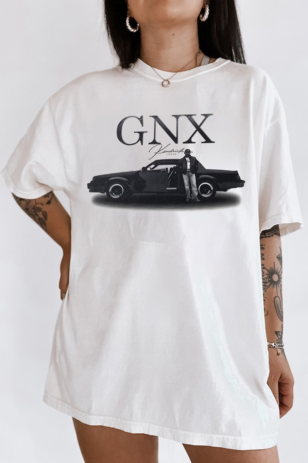 New T-Shirt Gnx Simple Merch, Shirt Gnx Simple Printed Short-Sleeved
