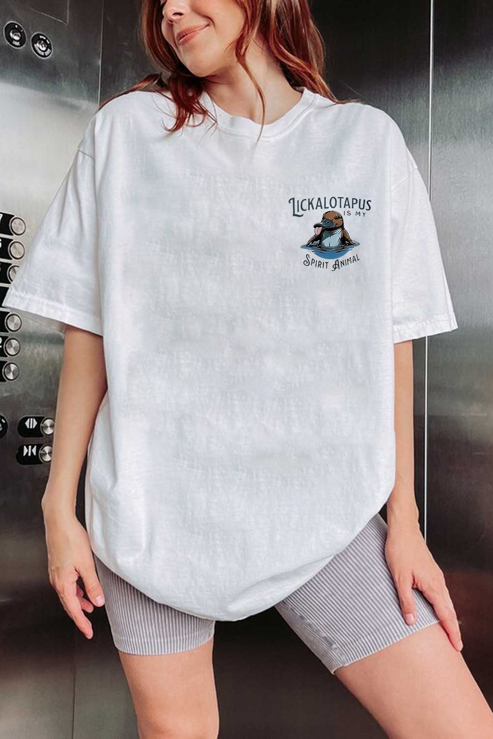New T-Shirt Funny Lickalotapus Merch, Shirt Funny Lickalotapus Sprit Animal For Women