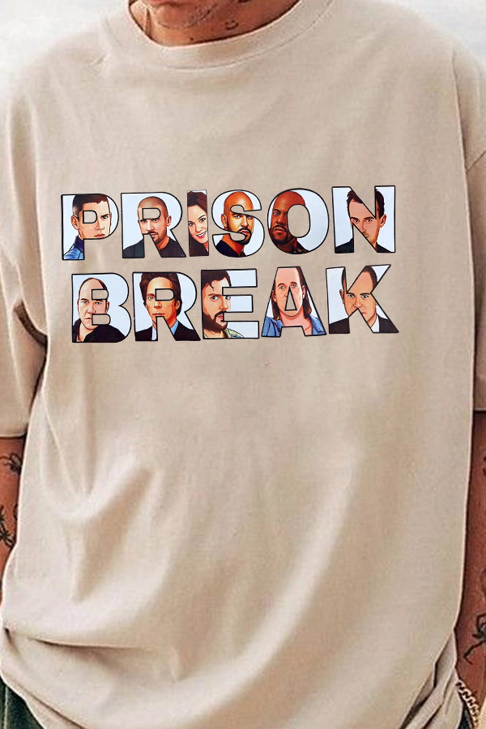 T-Shirt Fox River Merch, Shirt Fox River Band Prison Breaked It For Men