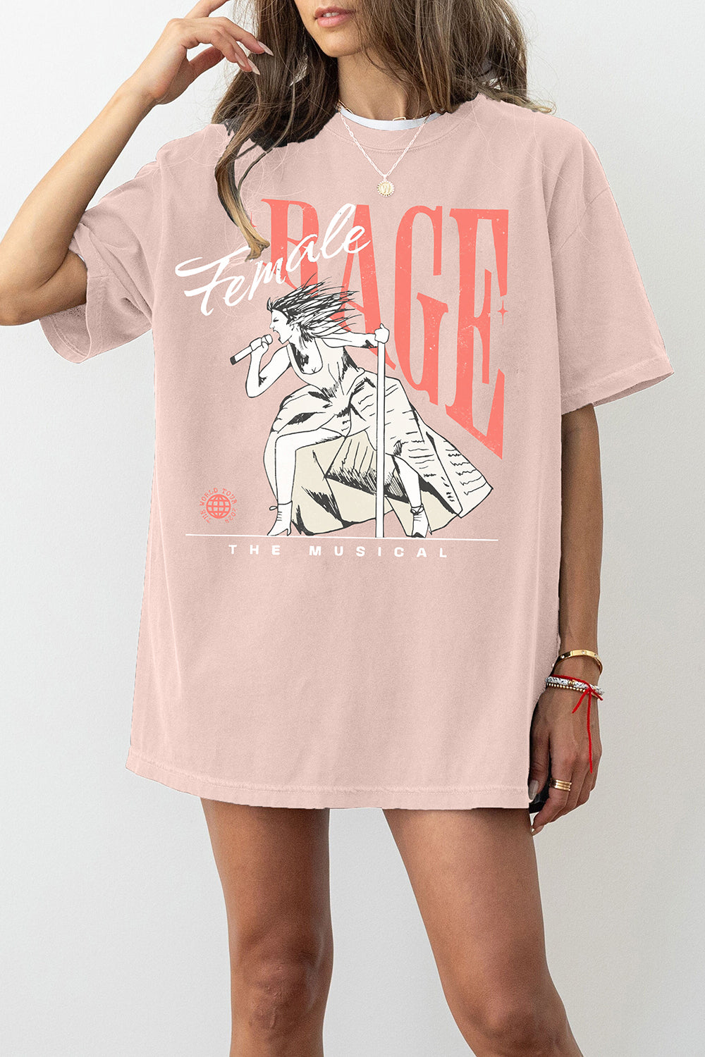New T-Shirt Female Rage Merch, Shirt Female Rage The Musical Eras Concert For Women