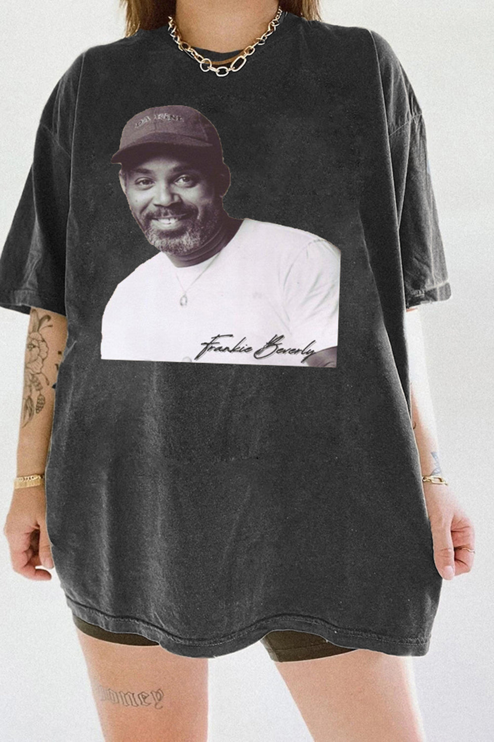 New T-Shirt Frankie Beverly Merch, Shirt Frankie Beverly Commemoration Rip For Women