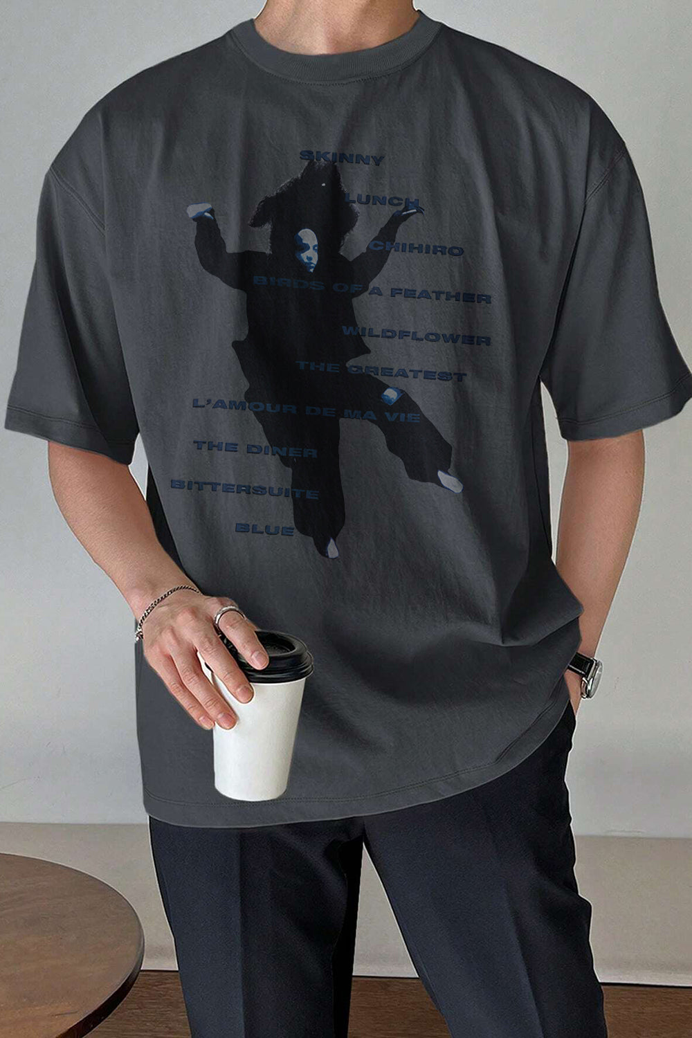 New T-Shirt Falling Billie Merch, Shirt Falling Billie Graphic For Men