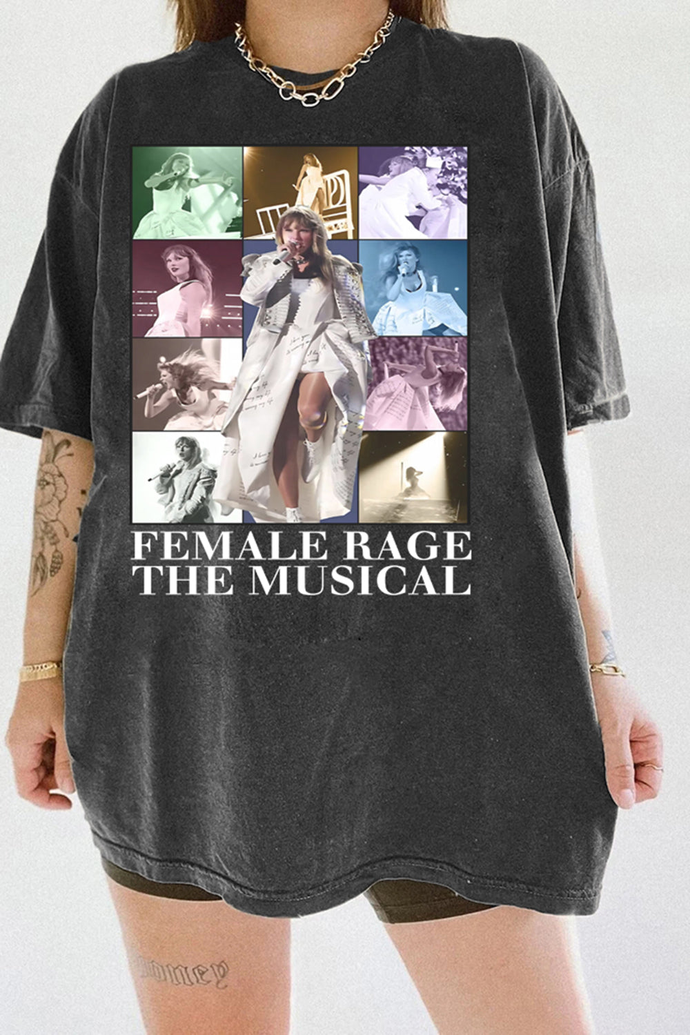 T-Shirt Female Rage Merch, Shirt Female Rage The Musical Tour Trending For Women
