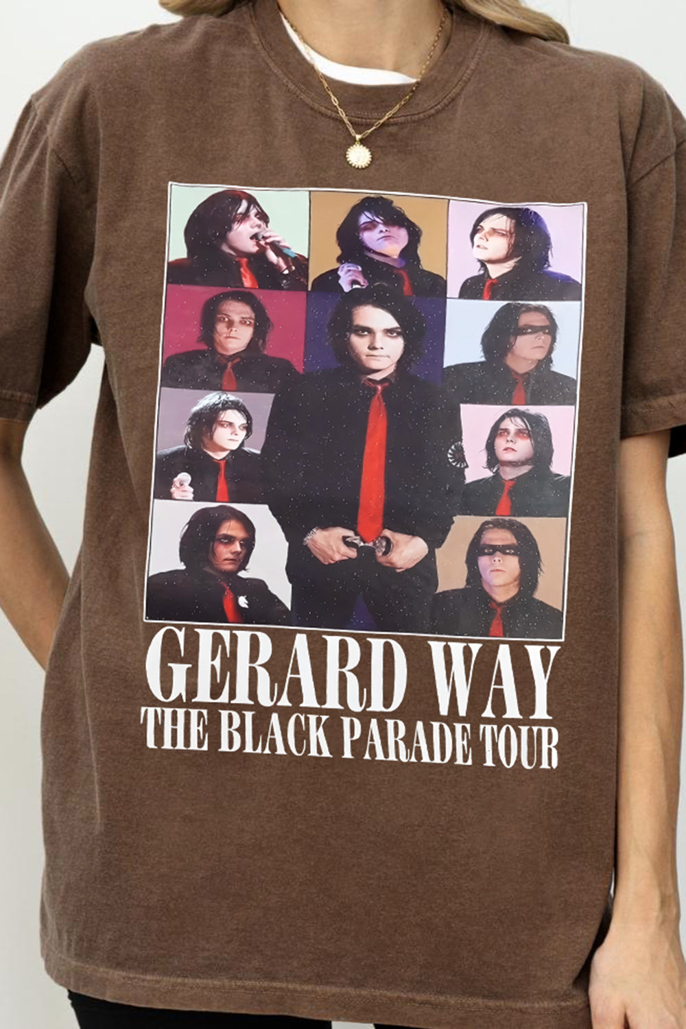 New T-Shirt Gerards Way Merch, Shirt Gerards Way Tour Graphic For Women