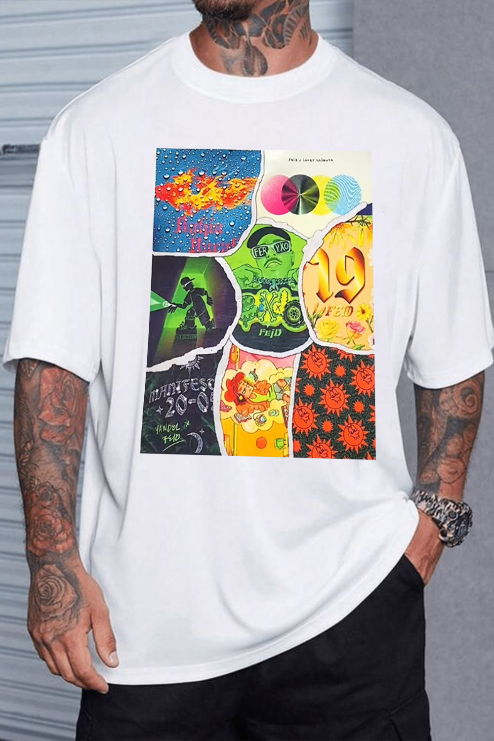 New T-Shirt Ferxxo Album Merch, Shirt Ferxxo Album Print Men’S