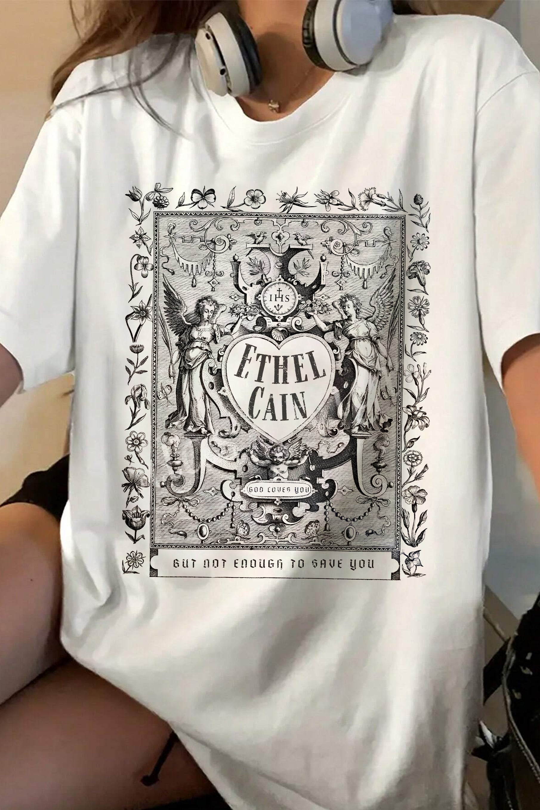 New T-Shirt Ethel Cain Merch, Shirt Ethel Cain Gothic Angels For Women