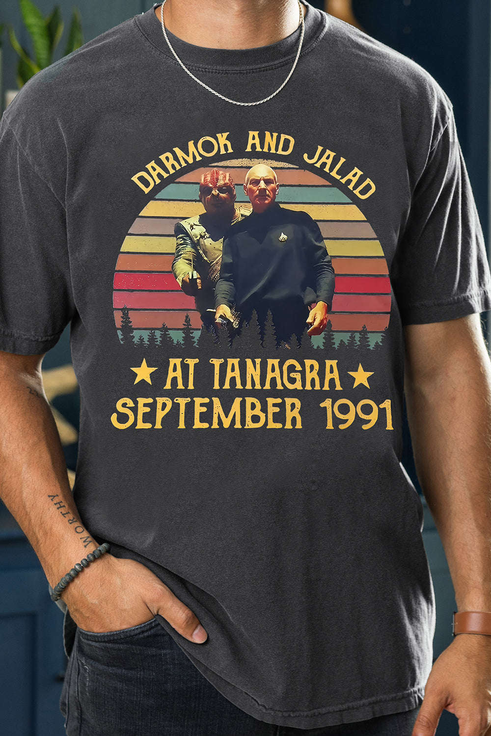 T-Shirt Darmok And Merch, Shirt Darmok And Jalad At Tanagra September Startrek For Men