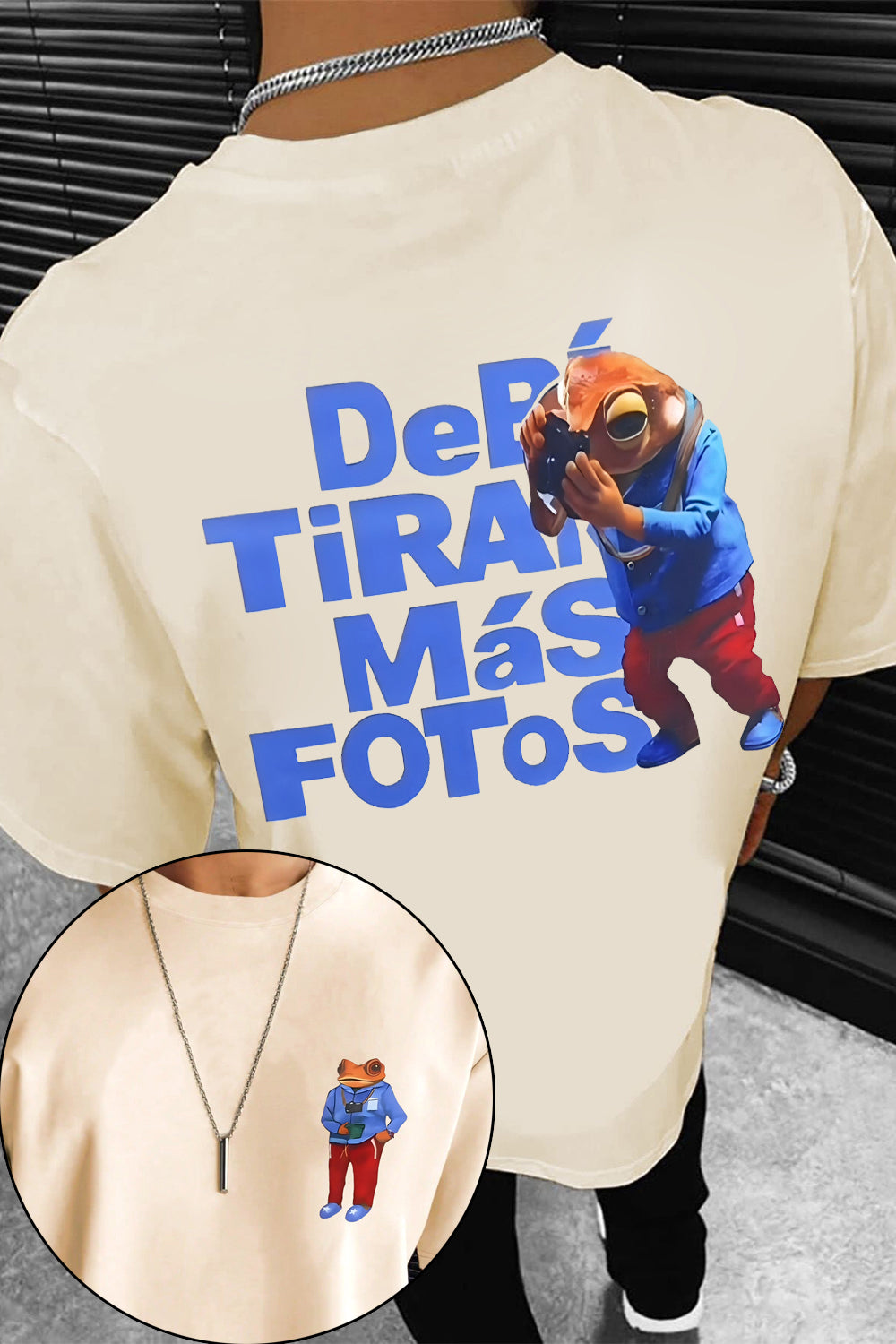 T-Shirt Debi Tirar Merch, Shirt Debi Tirar Mas Fostos Frog Bad Bunny For Men
