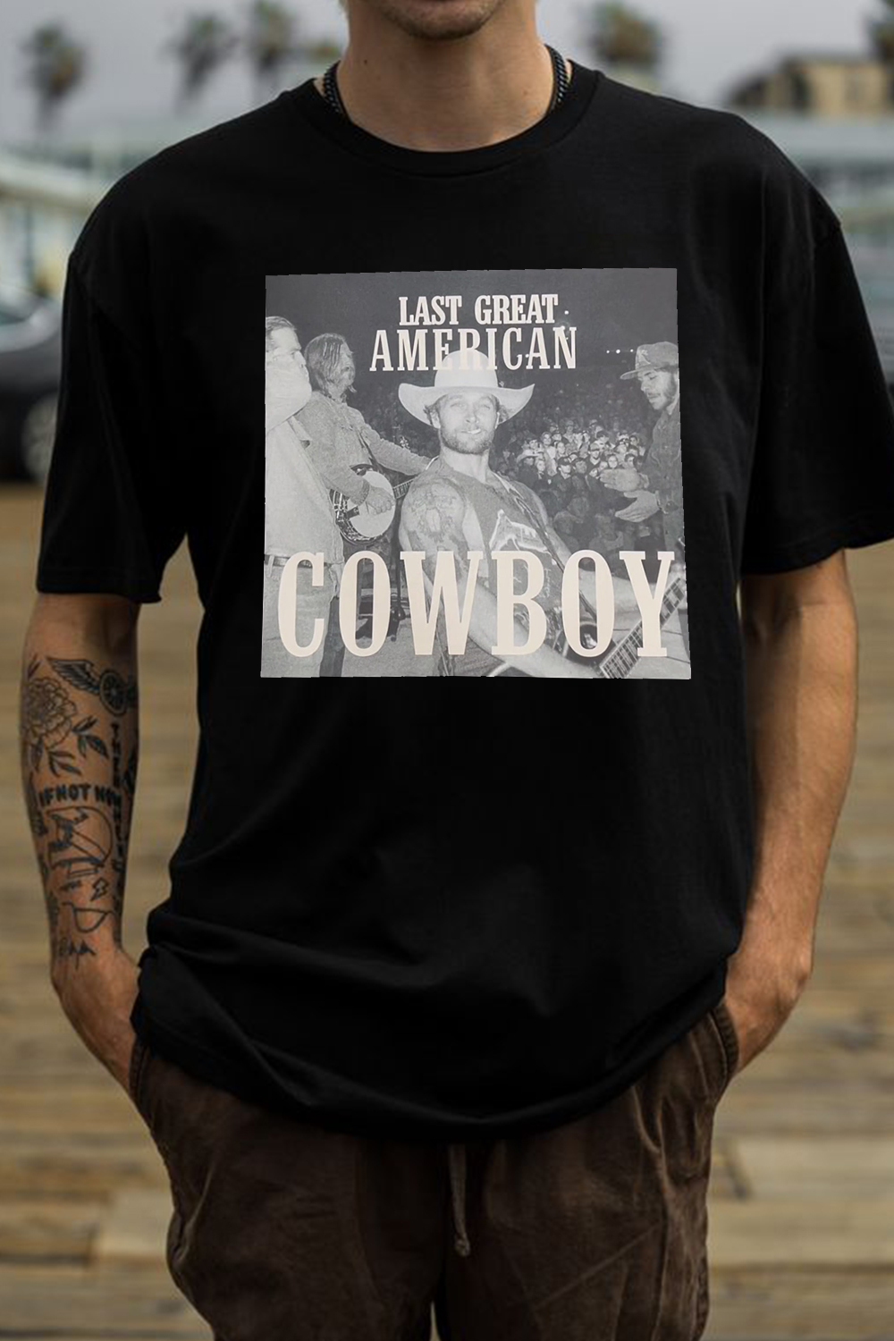 T-Shirt Cowboy Short Merch, Shirt Cowboy Short Sleeve Men'S