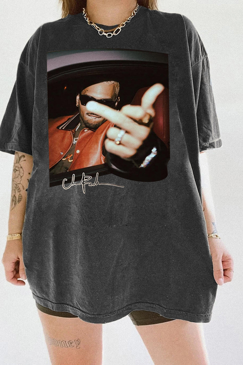 T-Shirt Chris Brown Merch, Shirt Chris Brown 11 11 Graphic For Women