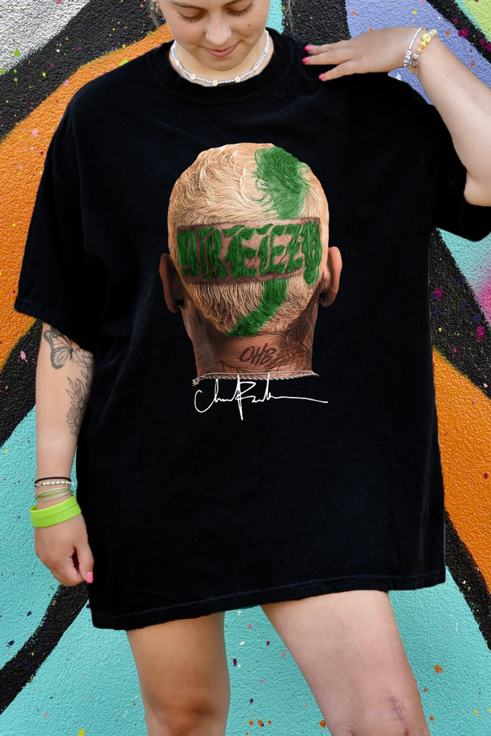 T-Shirt Chris Brown Merch, Shirt Chris Brown Vintage Graphic For Women