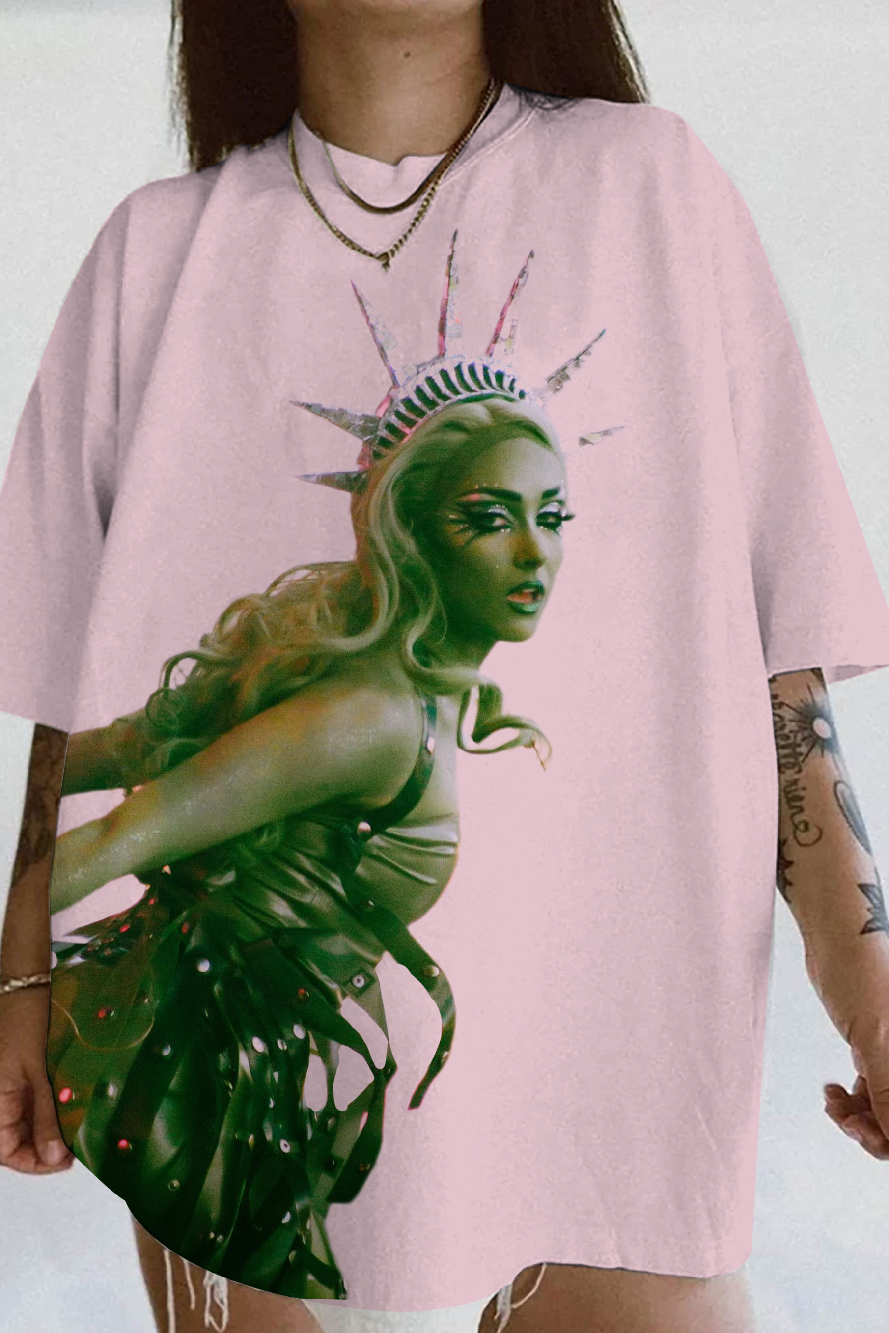 New T-Shirt Chappellroan Lady Merch, Shirt Chappellroan Lady Liberty For Women
