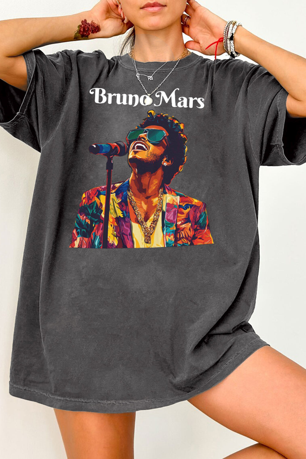 T-Shirt Bruno Mars Merch, Shirt Bruno Mars 2024 Tour For Women