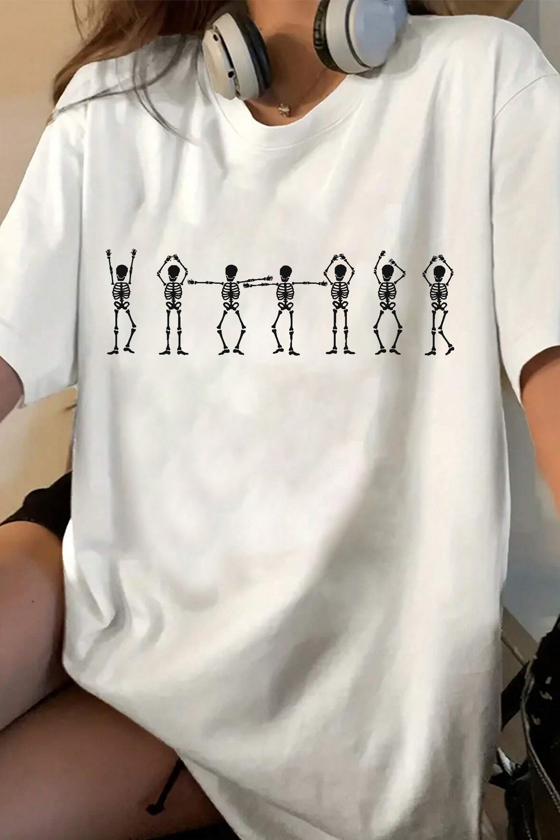 T-Shirt Chappell Hot Merch, Shirt Chappell Hot To Go Skeletons For Women