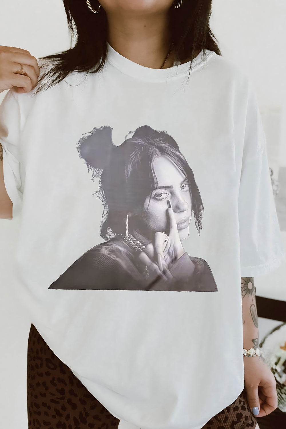 New T-Shirt Billie Eilish Merch, Shirt Billie Eilish Concert For Women
