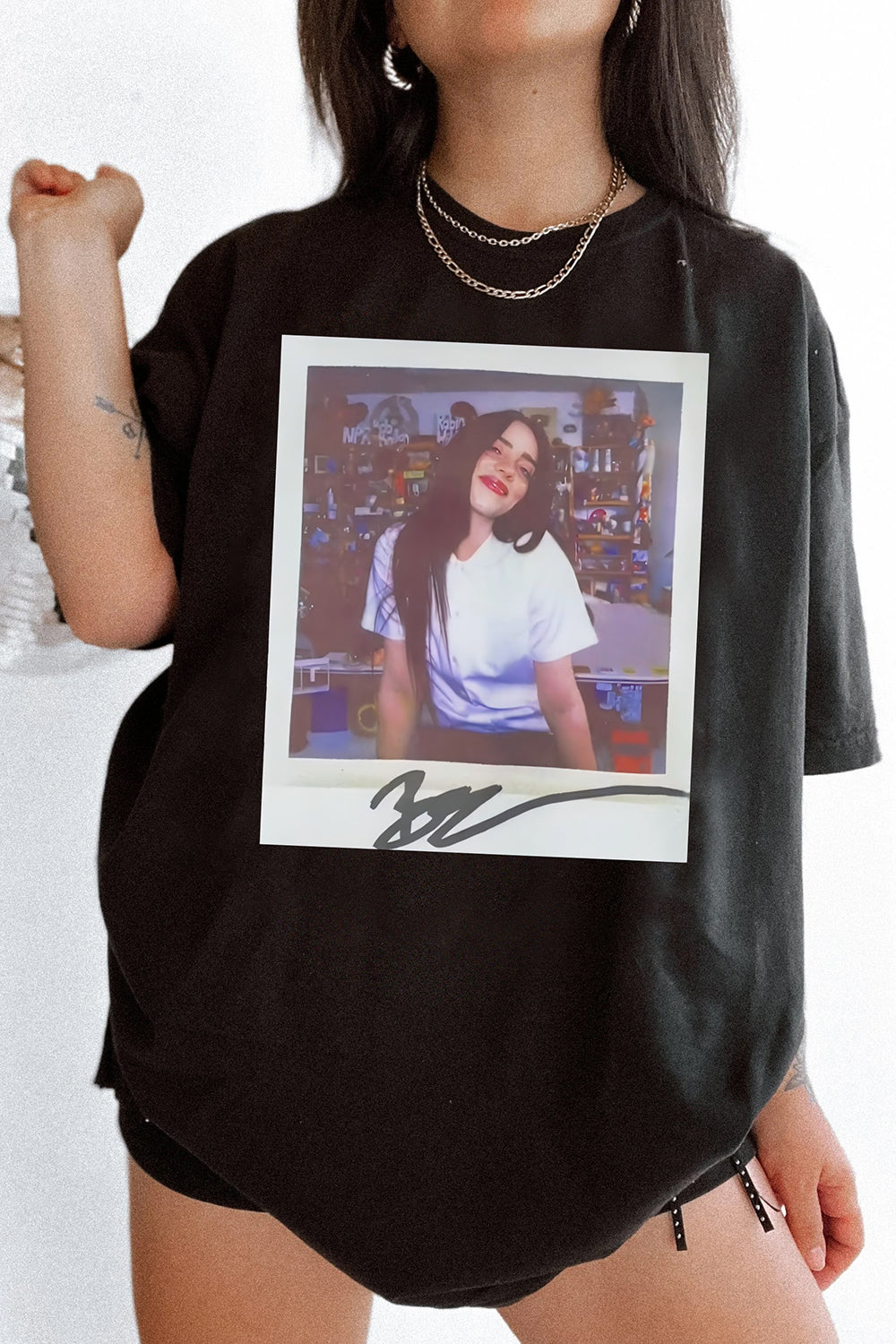 New T-Shirt Billie Eilish Merch, Shirt Billie Eilish Retro Graphic For Women