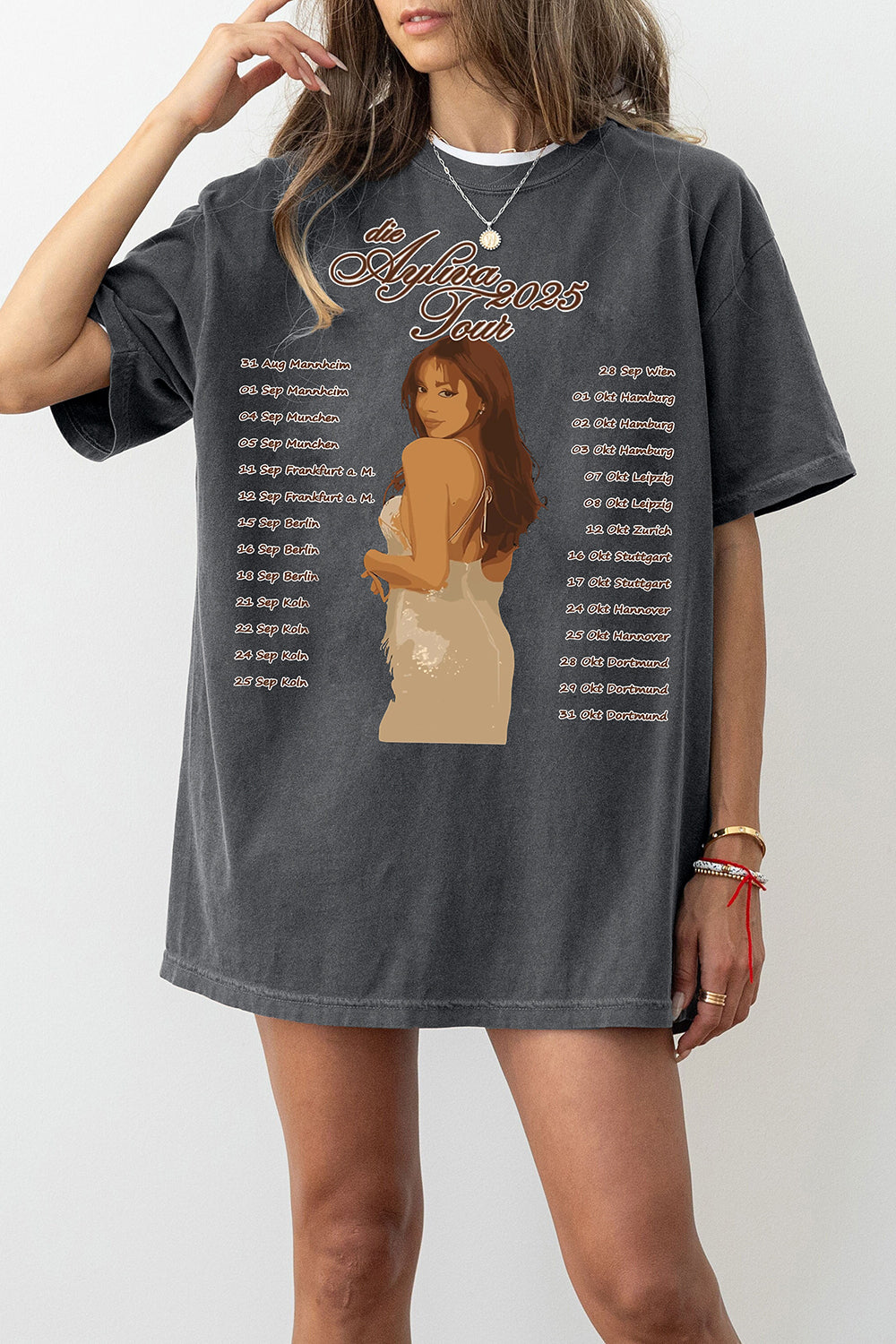 New T-Shirt Ayliva  Merch, Shirt Ayliva Tour 2025 Essential For Women
