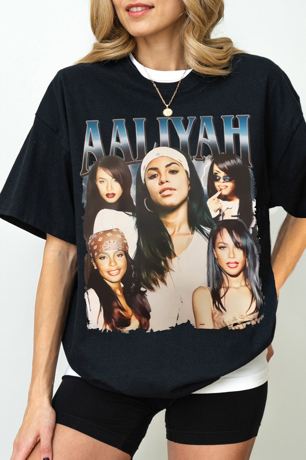 New T-Shirt Aaliyah 90S Merch, Shirt Aaliyah 90S Graphic For Women