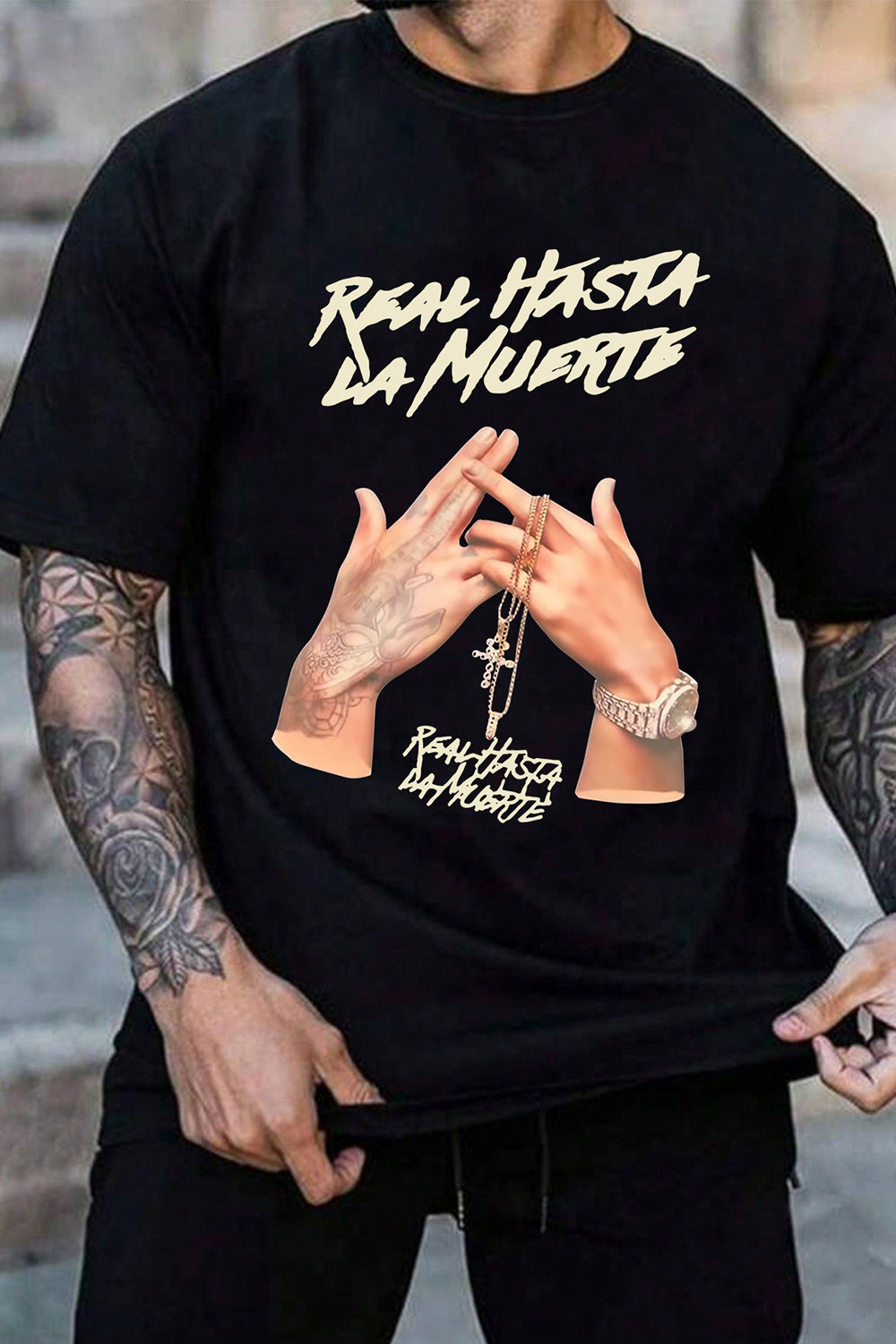 New T-Shirt Anuel Aa Merch, Shirt Anuel Aa Real Hasta La Muerte For Men