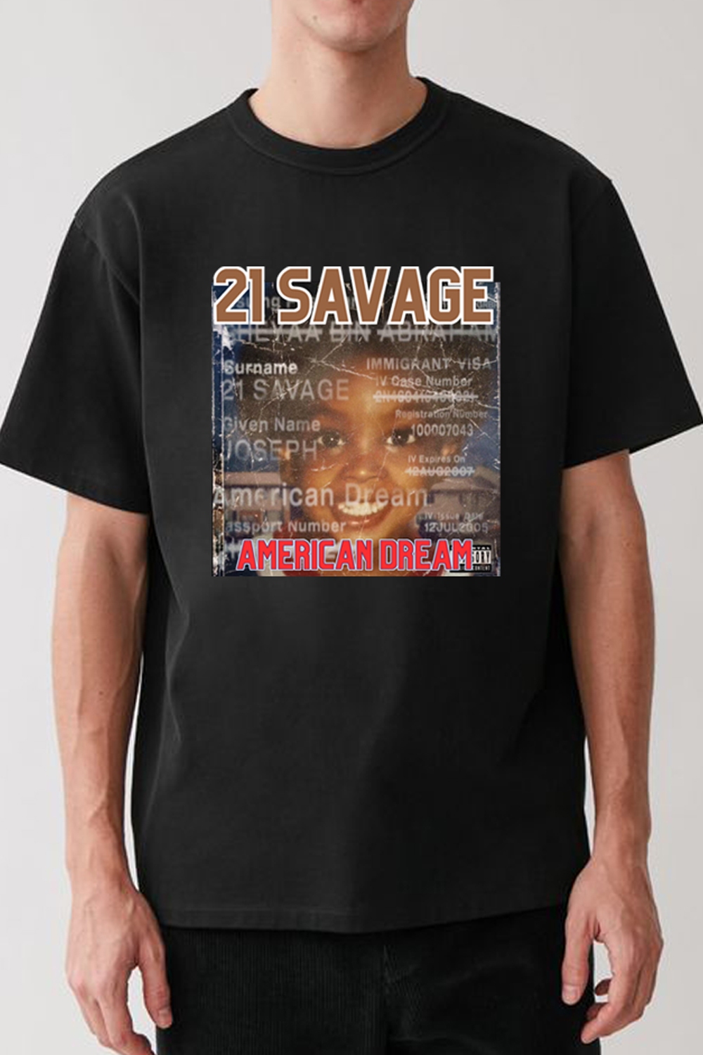 New T-Shirt 21 Savage Merch, Shirt 21 Savage American Dream Album Hoodie