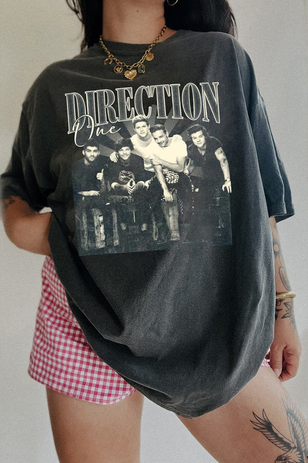 New T-Shirt 1D One Merch, Shirt 1D One Direction Midnight Memories For Women