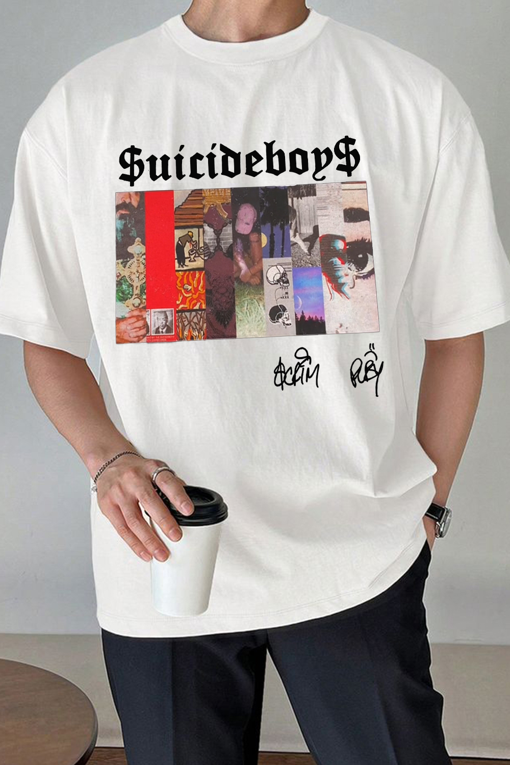 T-Shirt $Uicideboy$ Printed Merch, Shirt $Uicideboy$ Printed Men'S Short-Sleeved