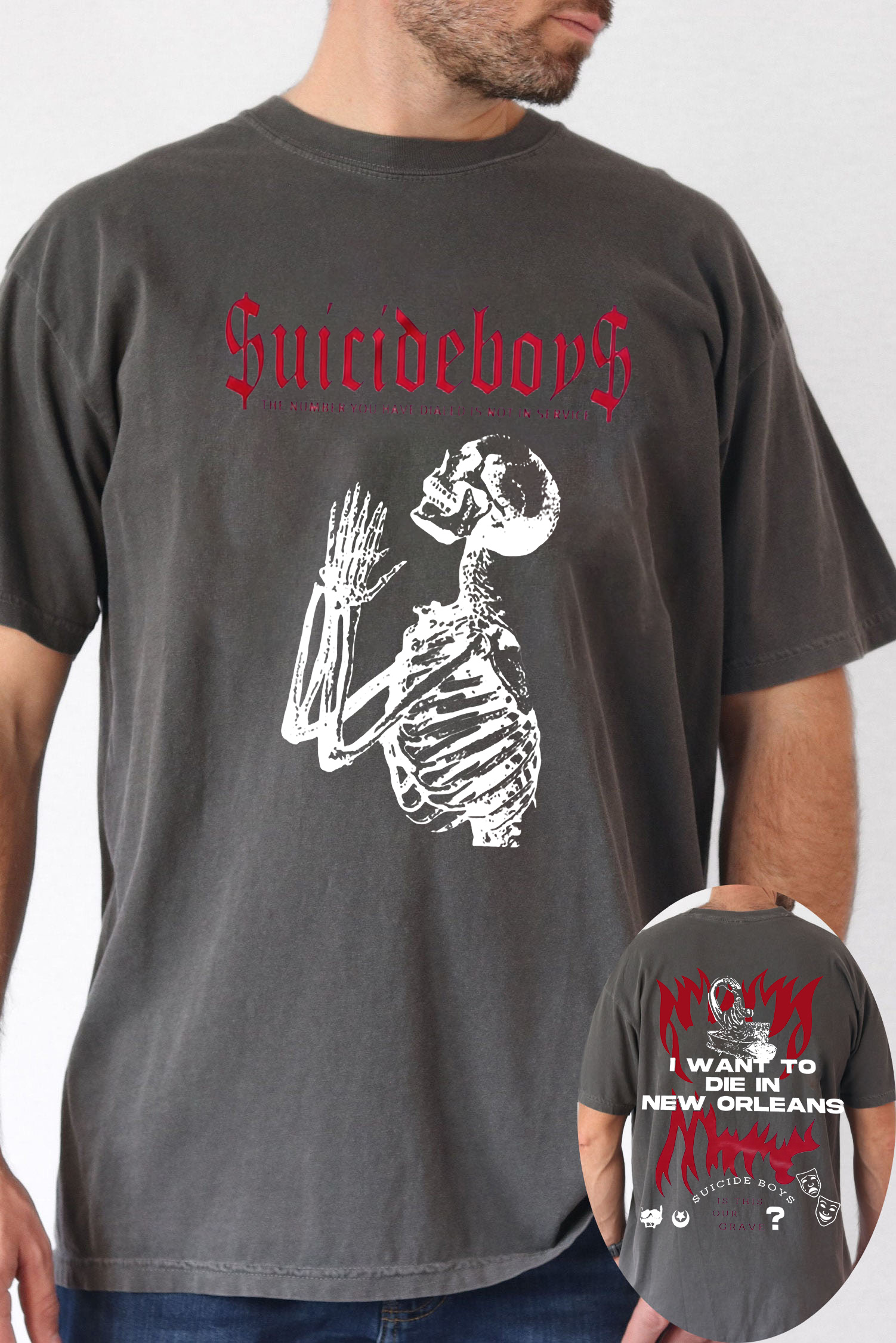 New T-Shirt $Uicideboy$ Poster Merch, Shirt $Uicideboy$ Poster Double-Sided Printed Men’S