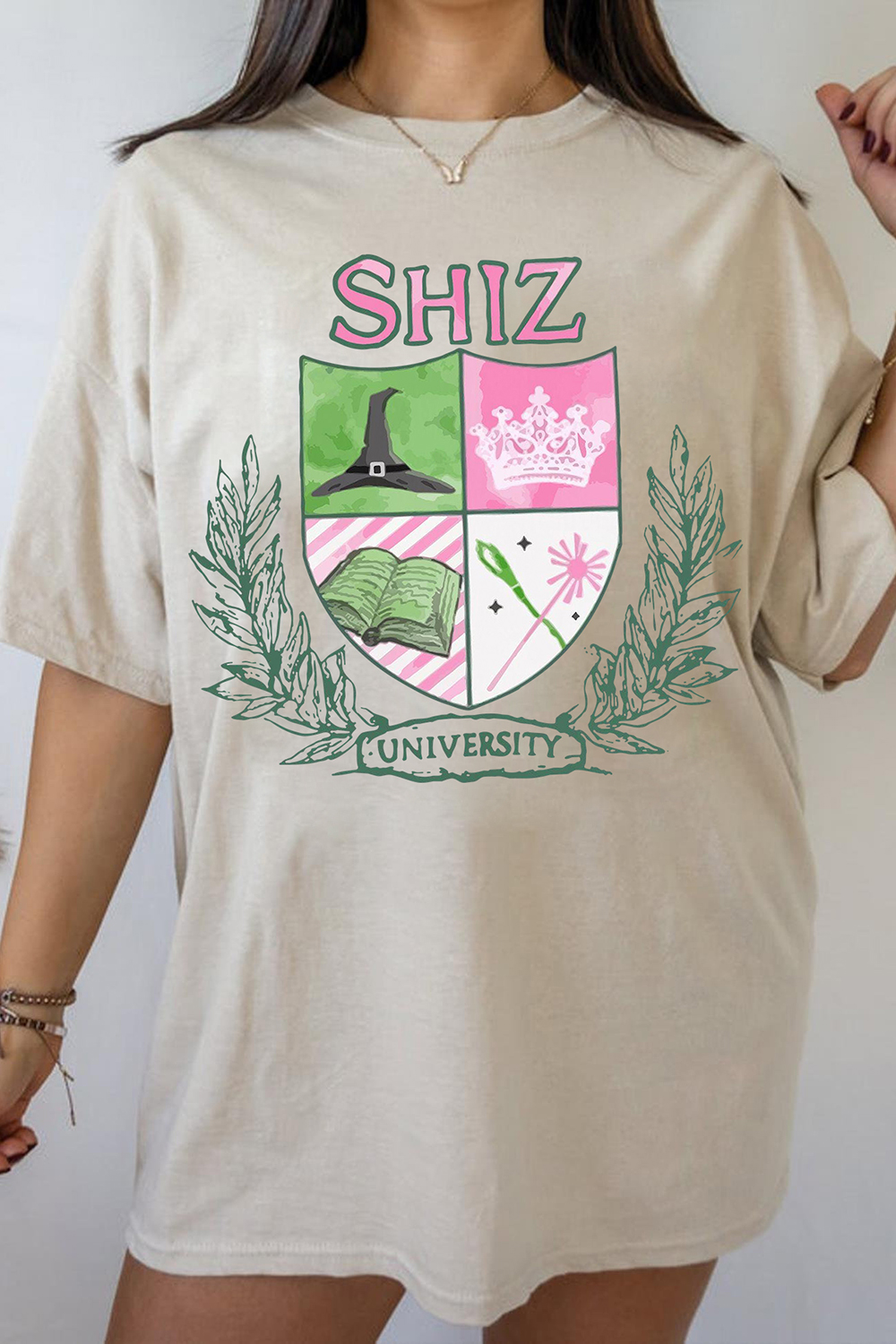T-Shirt Wicked Musical Merch, Shirt Wicked Musical Shiz University For Women