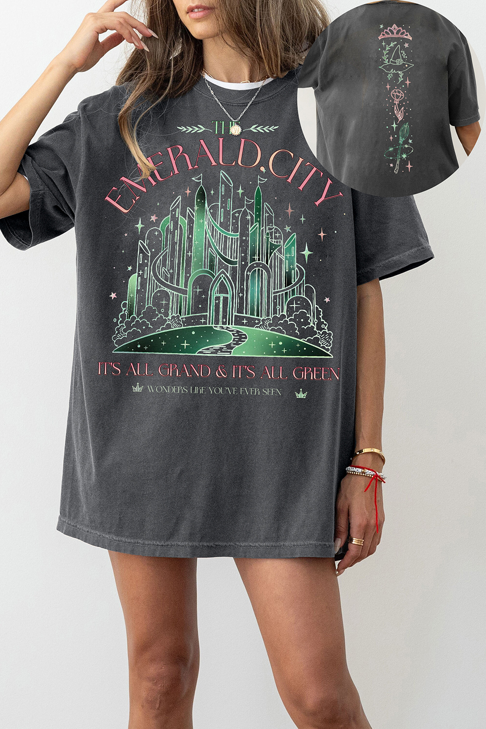 T-Shirt Wizard Movie Merch, Shirt Wizard Movie Emerald City Wizard University For Women
