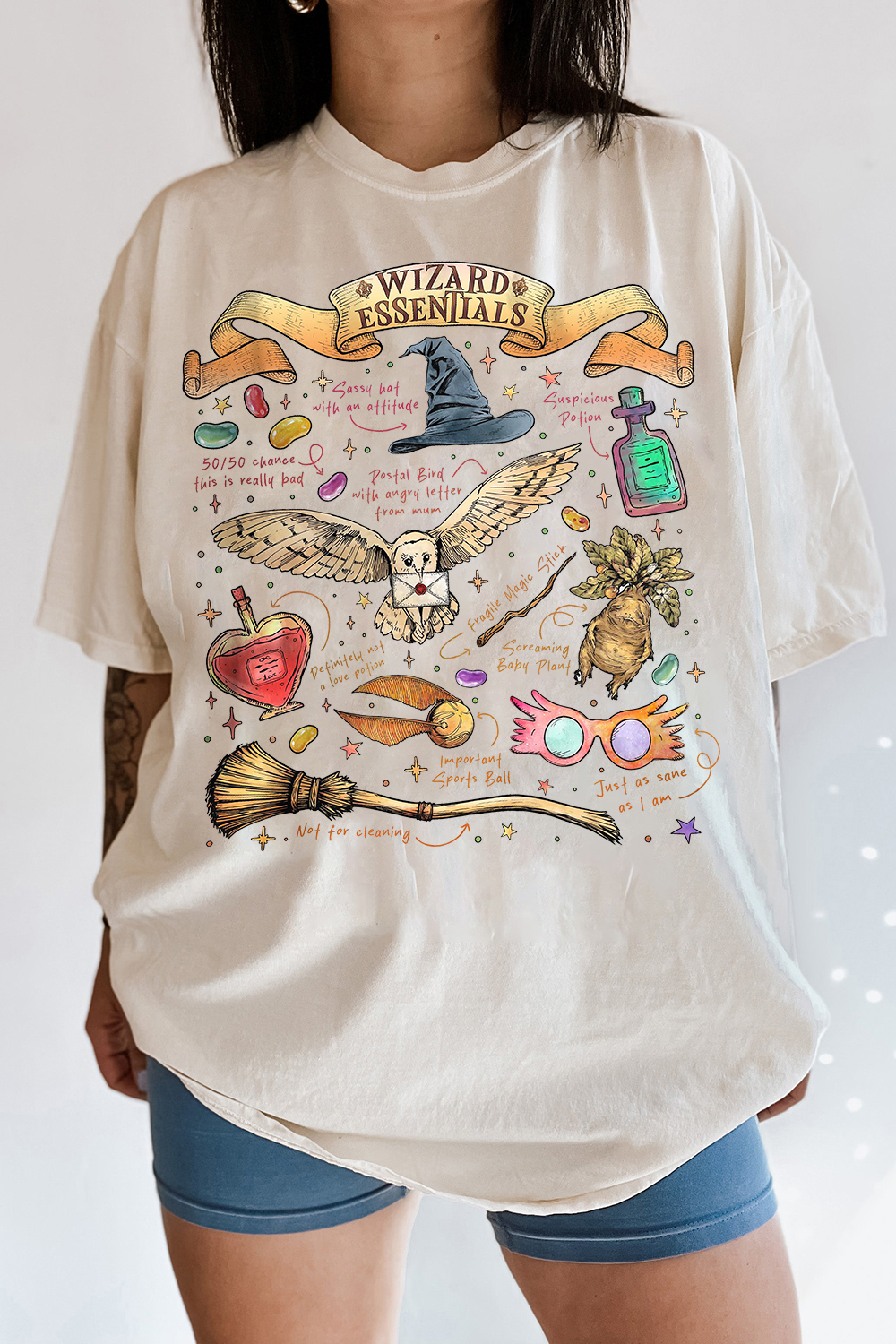 T-Shirt Wizard Essentials Merch, Shirt Wizard Essentials World For Women